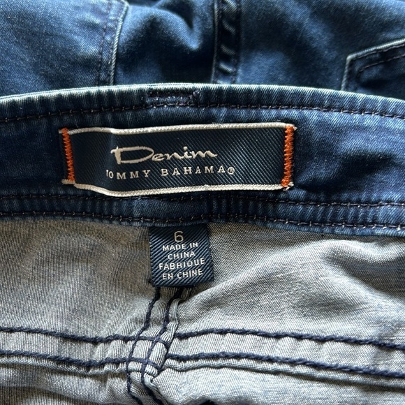 Tommy Bahama Jean Womens Afton Denim Skinny Stretch Mid Rise Pant Sz 6 - Picture 9 of 14